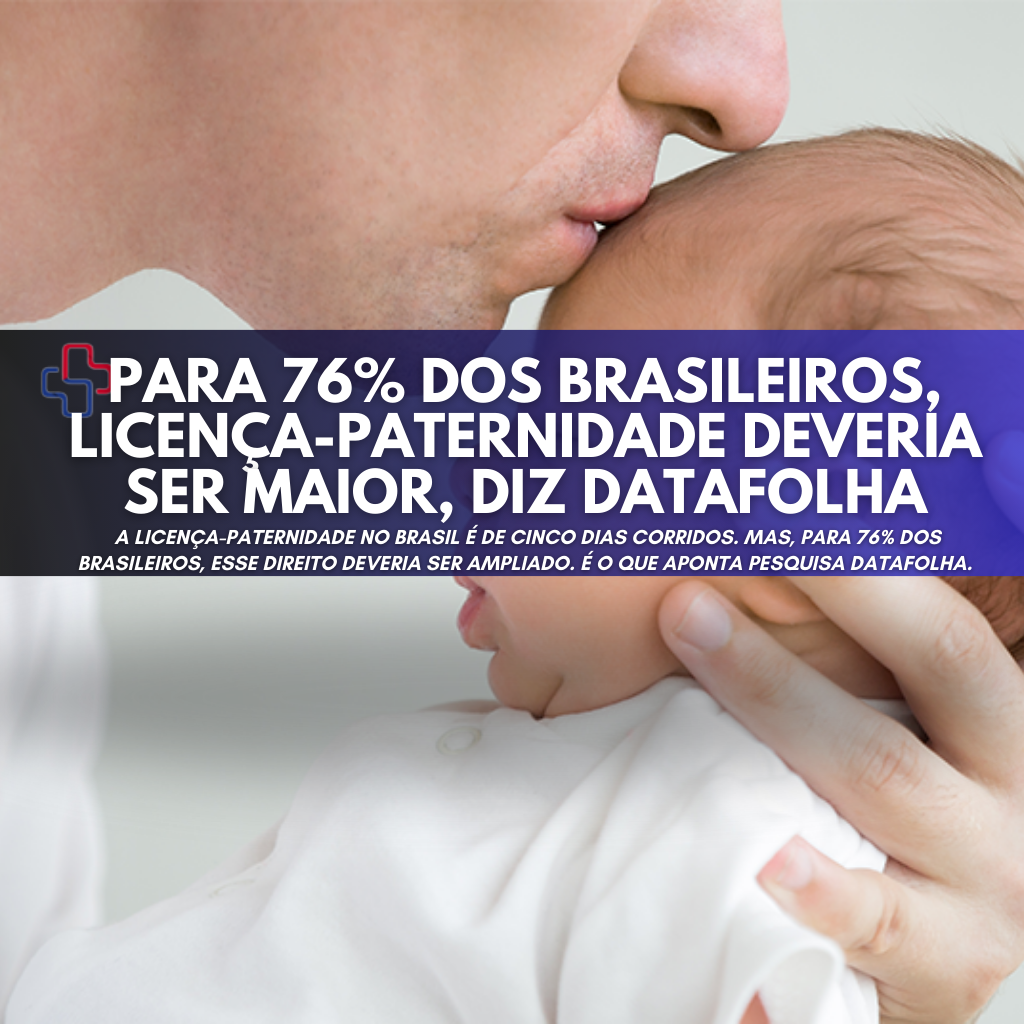 Para 76% dos brasileiros, licença-paternidade deveria ser maior, diz Datafolha